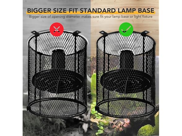 Simple Deluxe Reptile Heater Guard Heat Prot