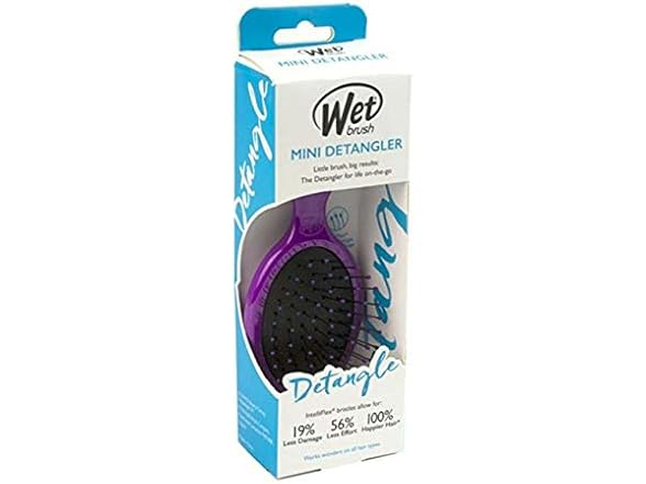 Wet Brush purple mini detangler, Purple