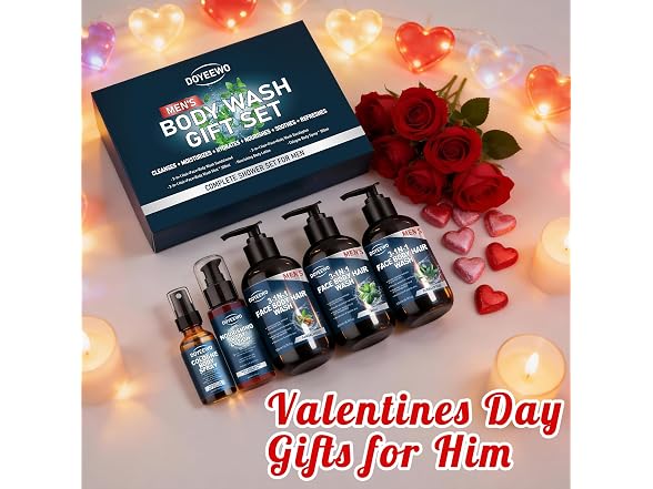 Gifts for Men, Mens Body Wash Gift Set