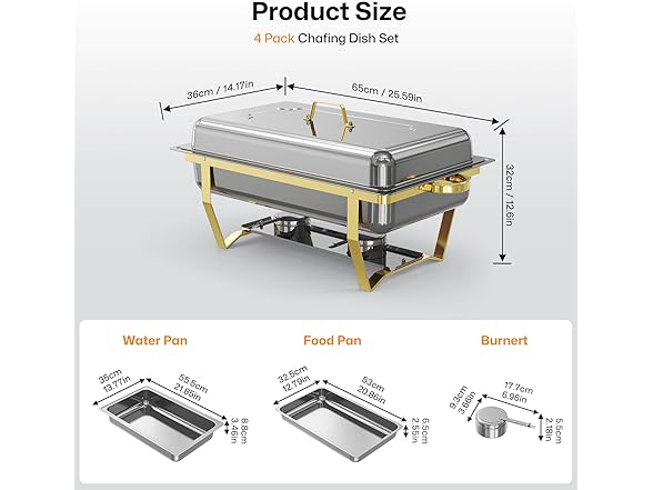 MCY Chafing Dishes for Buffet