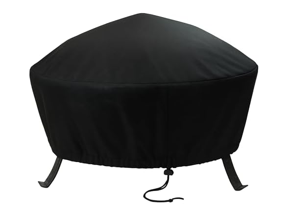 Sunnydaze Round Fire Pit Cover-Choose Size