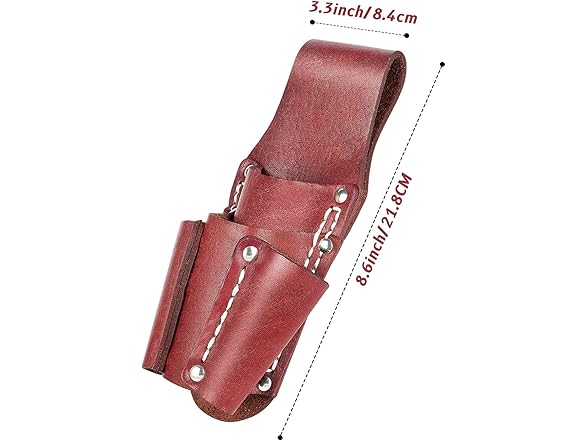 NKTM Leather Tool Pouch, 4 Pockets