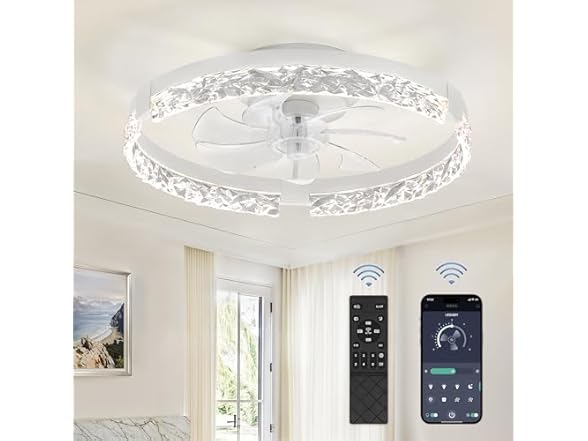 LEDIARY 20In Low Profile Ceiling Fan