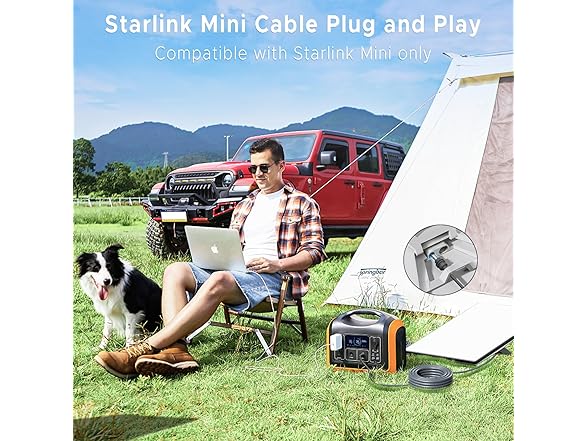 Gtaywell Starlink Mini USB-C to DC Power Cable