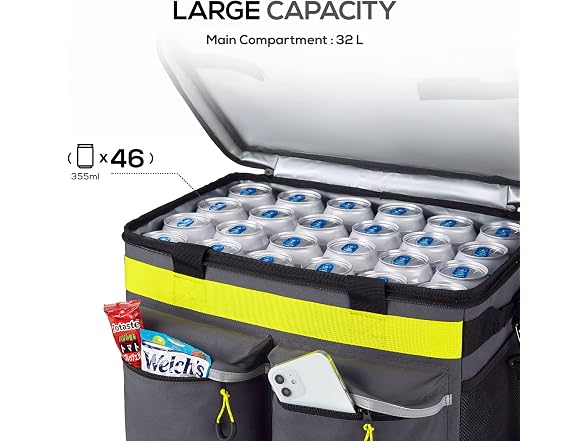 TOURIT Cooler Bag 46-Can Insulated Soft Cooler Tr