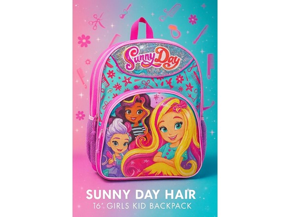 Sunny Day Hair 16" Adjustable Backpack