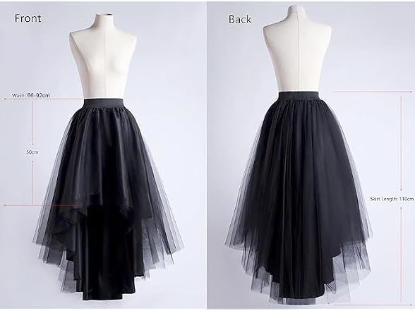 ROSE IN THE BOX Tulle Skirt Red