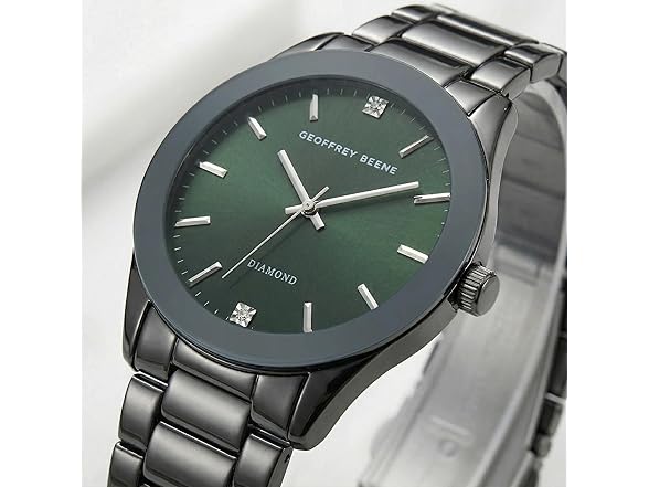 Geoffrey Beene Men Gunmetal Watch