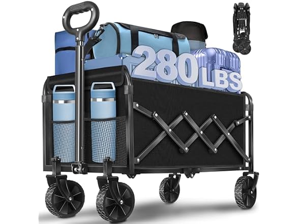 TOKXTIK BC2722026083651 Wagon Cart