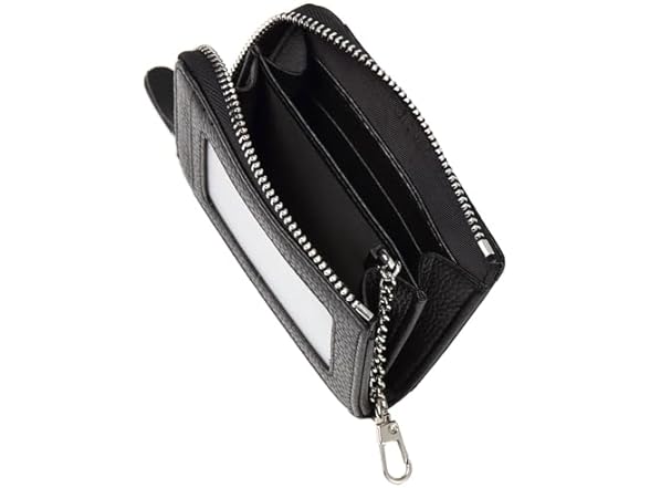 Shoebill Zippered Leather Wallet