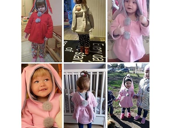 Yagata Girls (6-12 MOS) Toddler Baby Bunny Coat