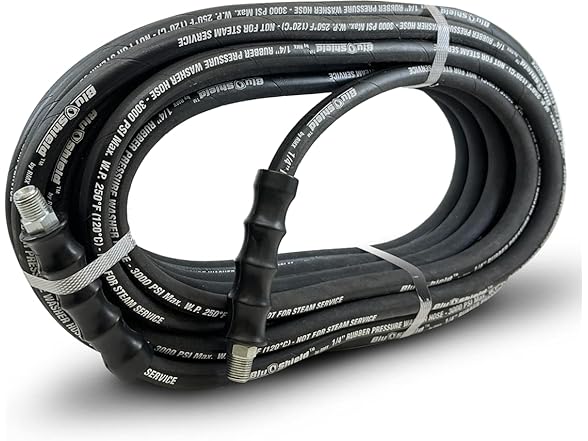 BluShield Polyester Braided Rubber Hose