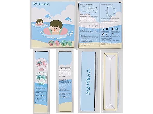 WYRIAZA Arm Floaties Kids 2-6 Yrs