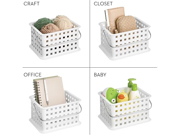 iDesign Portable Shower Caddy Basket with Handle