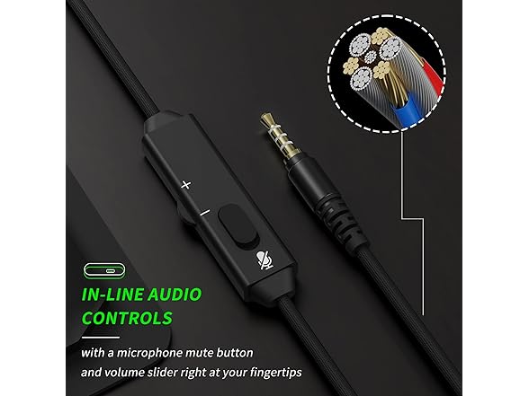BINNUNE Gaming Headset with Mic