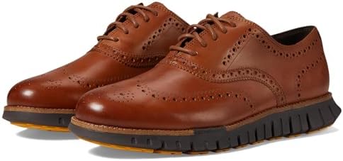 Cole Haan Zerogrand Remastered Wingtip Oxford Men's Shoe British Tan Size 9