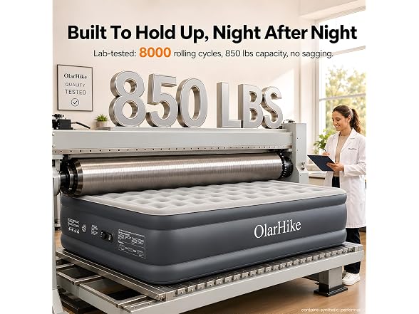 OlarHike 20in King Air Mattress 850lb