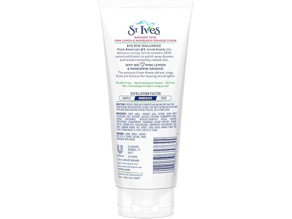 St. Ives Radiant Skin Face Scrub For Dul