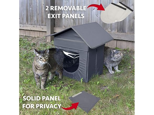 Kitty City Outdoor Stackable Cat House
