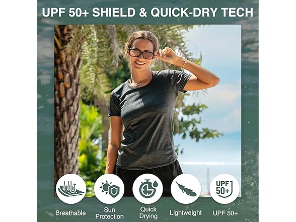 Kanu Surf Women's Heather Black Rashguard (XL)