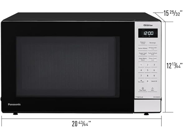 Panasonic NN-SN68QB 1.2 cu. Ft 1.2 cu.ft. Countertop Micro