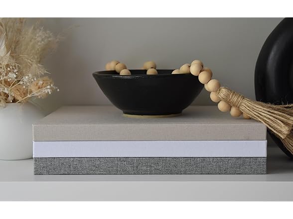 Kigan Home Inc. Linen Covered Books