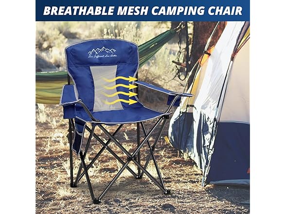 SAILARY Mesh Folding Camping Chairs