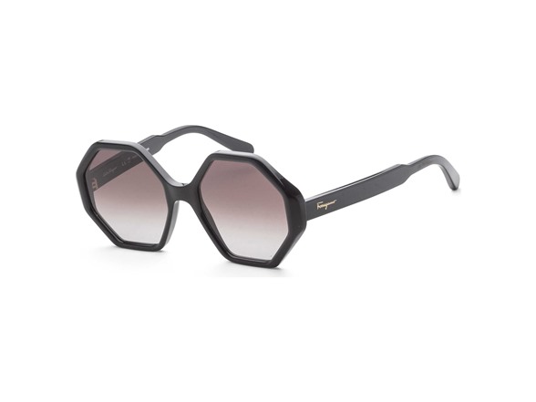 Ferragamo Women's 55mm Black Sunglasses