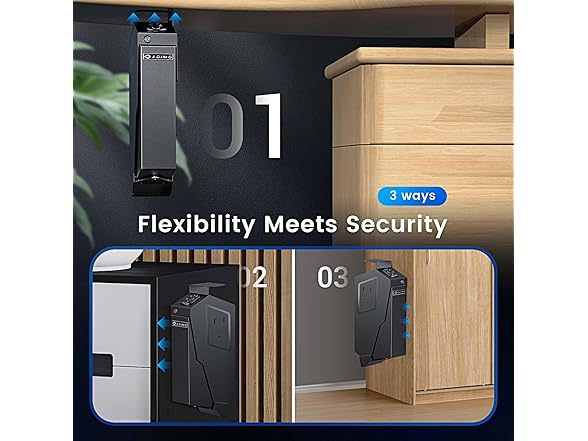 ADIMO T5 Drop Down Gun Safe, Biometirc