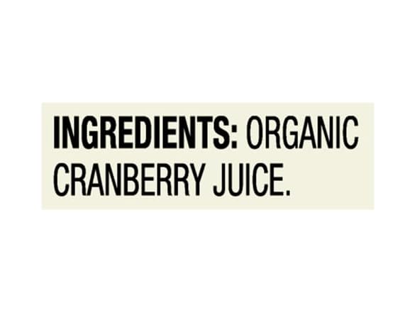 1CT R.W. Knudsen Organic Just Cranberry Juice