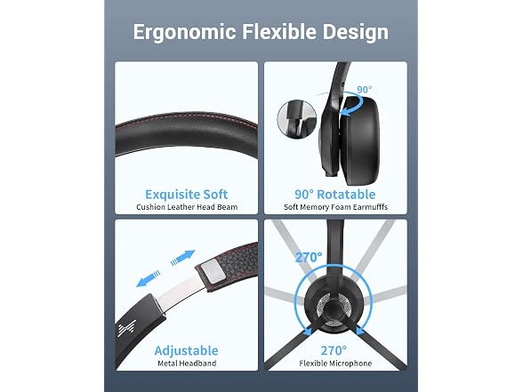 Wireless Headset with Mic