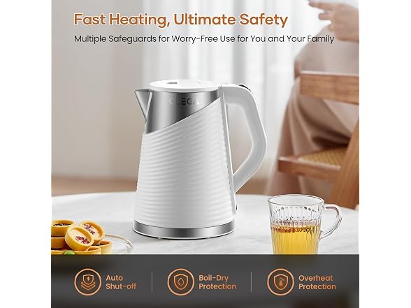 Electric Tea Kettle 1.8L Auto Shut Off