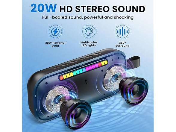 Youngwolge Portable Bluetooth Speaker