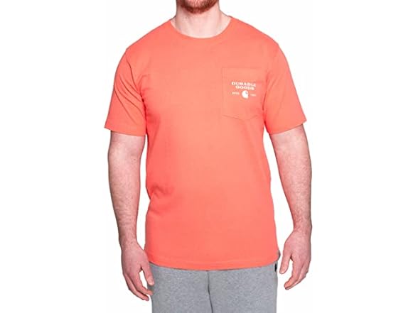 Carhartt Logo Tee (XLT) Coral