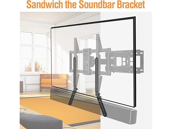 ELIVED Soundbar Mount | Up to 15LB