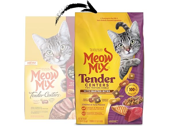 Meow Mix Tender Centers, Dry Cat Food