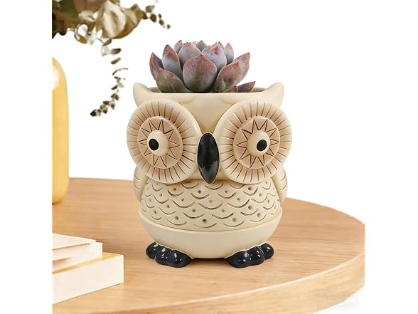 TUKRKRS GAR-59 Animal Succulent Plant Pots Decor