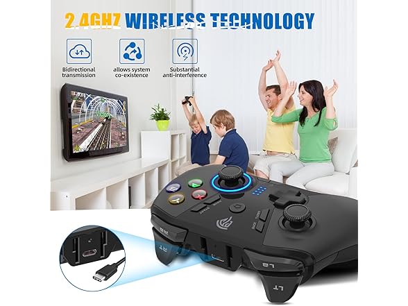 EasySMX 2.4G Wireless Gaming Controller