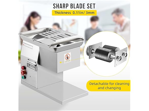 110V Commercial Meat Cutter Machine 