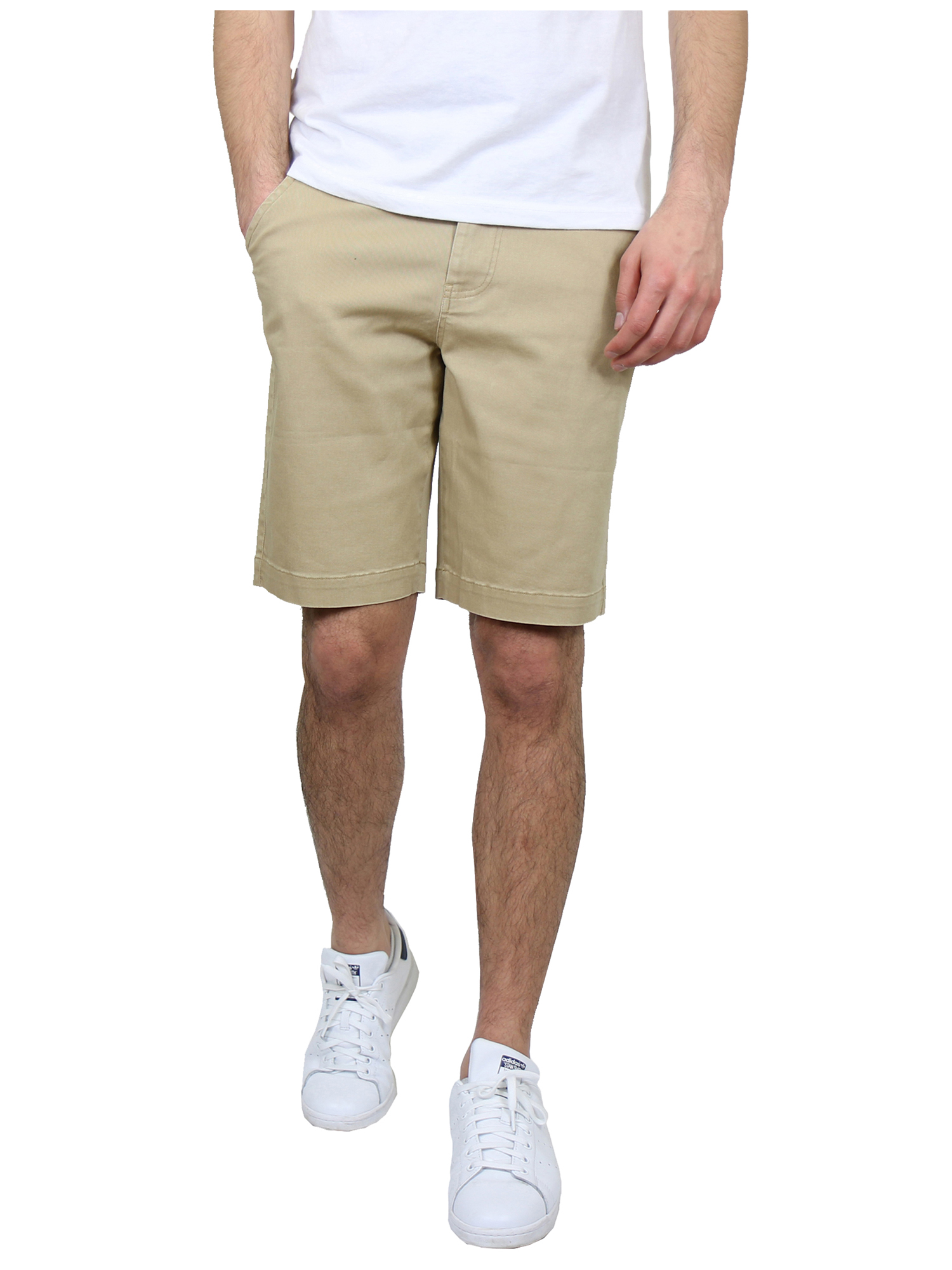 2Pk Asst Mens Stretch Chino Shorts - Gallery 22