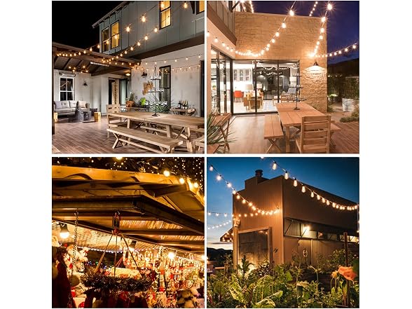 TAICORE ST38 Bulbs Outdoor String Lights