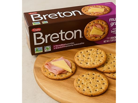 6 Item Set- Breton Crackers & Floss Picks