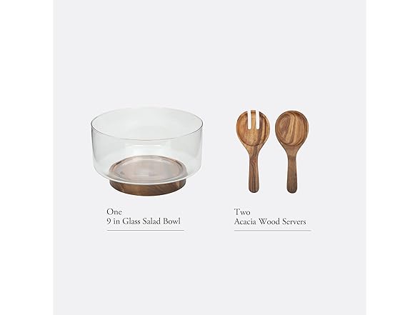 Gibson Elite Gibson Elite Wildgreens Large Glass Salad B