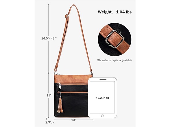 Multi Pocket Casual Crossbody Bag