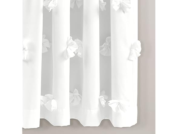 Lush Decor Riley Light Filtering Window Curtain Panel