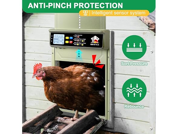 IBKINXX Automatic Chicken Coop Door