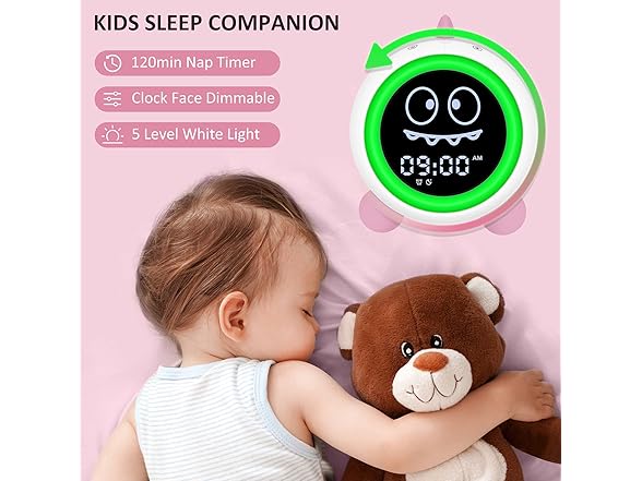 DINOTIME Kids Alarm Clock
