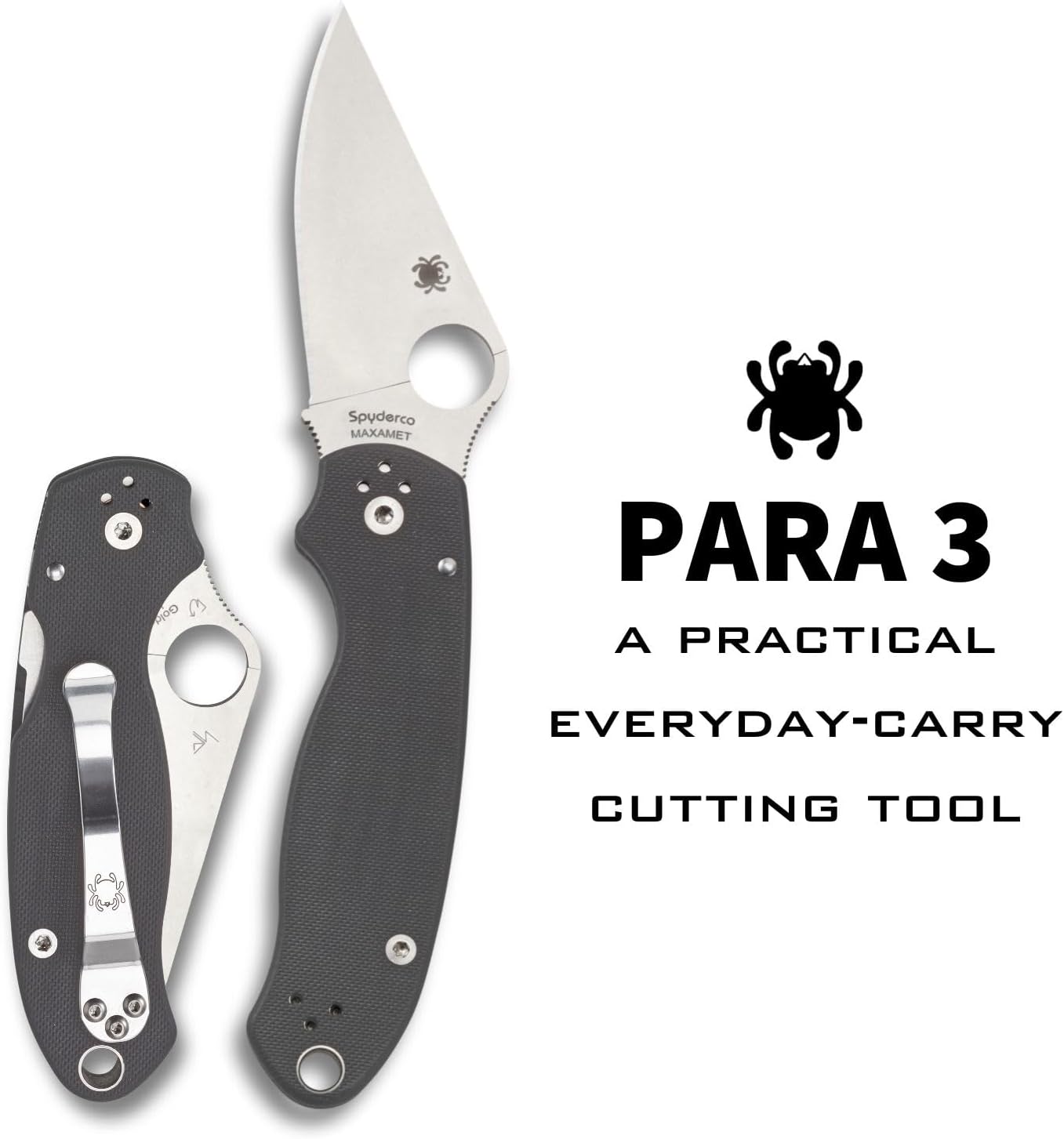 Spyderco Para 3 Maxamet Knife - Gallery 7