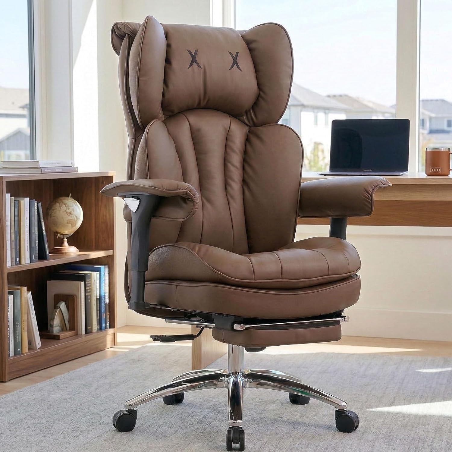 Efomao Executive Office Chair with Footrest - Gallery 14