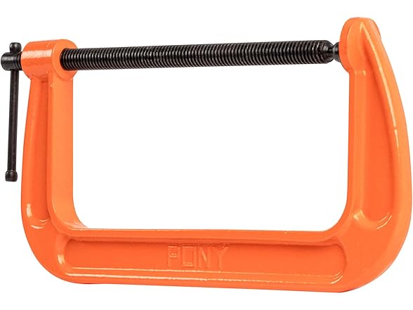 PONY Pony Jorgensen 2680 8-Inch C-Clamp, Orange